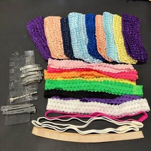 DIY Headband Hair Clip Making Craft Sewing Supplies 30 Pieces New